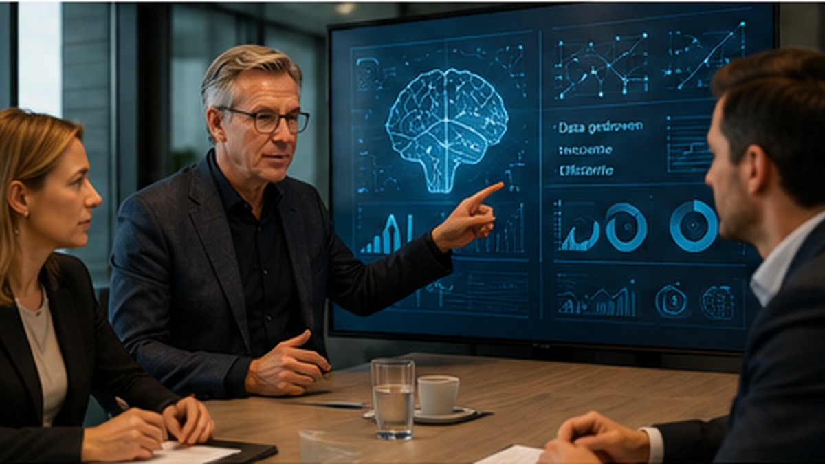 Bestuurders bespreken data en AI